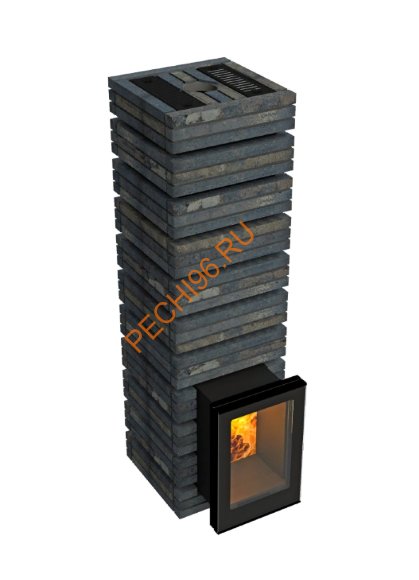 Дровяная банная печь Grill'D Shaman Long, 4 каменки