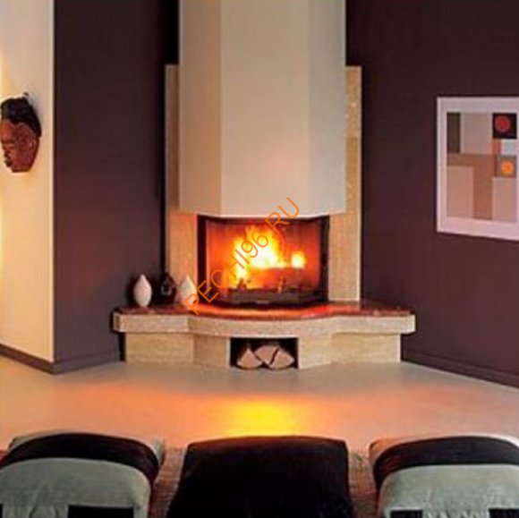 Дровяной камин Supra BELVAL PRIS 80 с топкой SAPHIR 1721