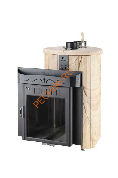 Печь банная Ферингер Оптима ПС Окаменевшее дерево перенесенный рисунок