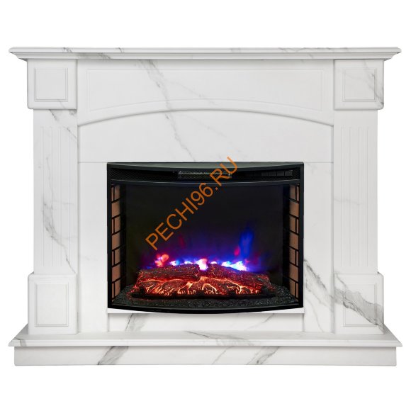 Электрокамин RealFlame CAROLINA/БОСТОН с очагом QUEEN/КУИН 25.5