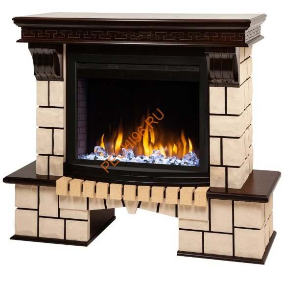 Электрокамин RealFlame STONE 25,5 AO с очагом Saphir 25,5