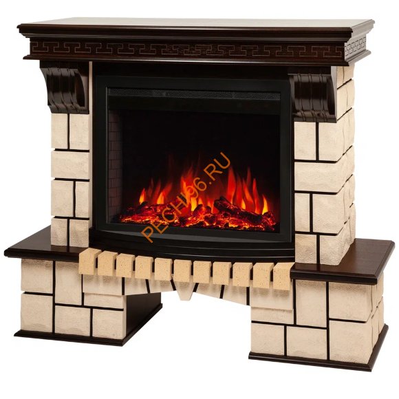 Электрокамин RealFlame STONE 25,5 AO с очагом Saphir 25,5