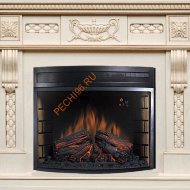 Электрокамин Royal Flame Corsica Слоновая кость с патиной с очагом Dioramic 28 LED FX