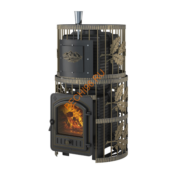 Печь банная Эверест Легкий пар Профи Чугун, Ковка, НЗК, б/в