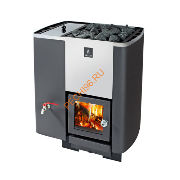 Дровяная печь для бани Kastor Karhu 30 с баком для воды