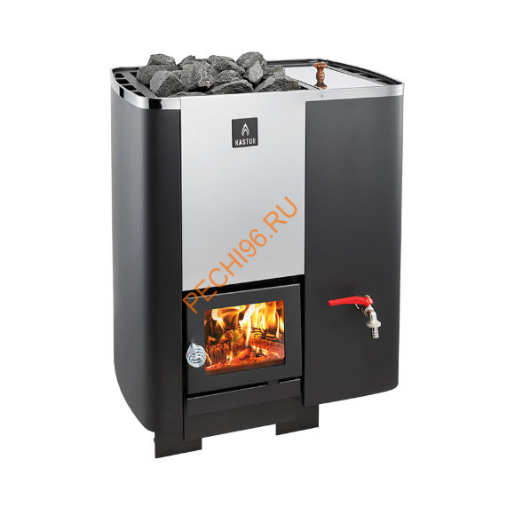 Дровяная печь для бани Kastor Karhu 30 с баком для воды