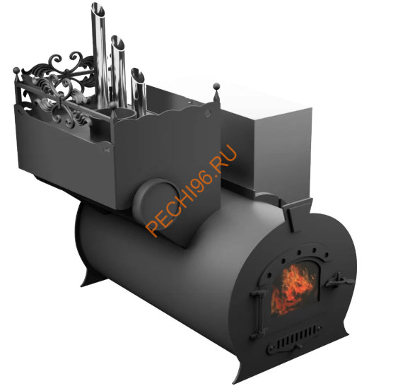Печь банная Термосфера Горыныч 3, ЗК с парогенератором, малая дверь со стеклом