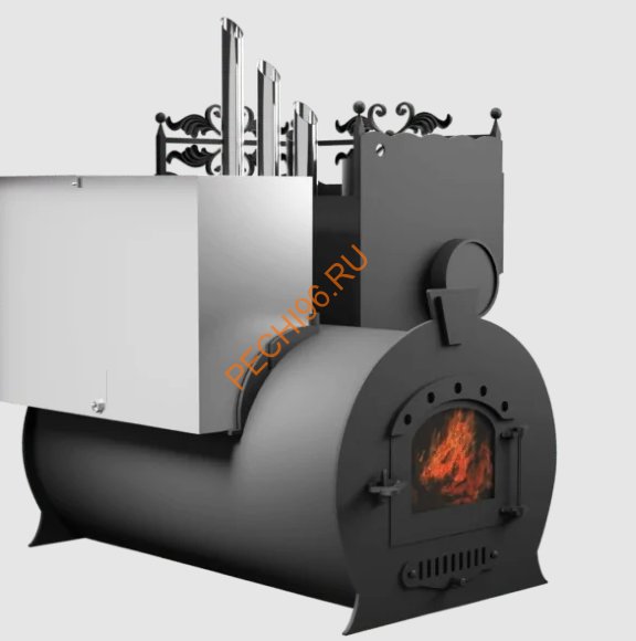 Печь банная Термосфера Горыныч 3, ЗК с парогенератором, малая дверь со стеклом