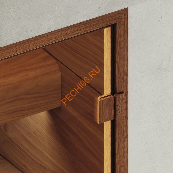 Дверь стеклянная DoorWood Хамам АРТ Wood 6 сатин