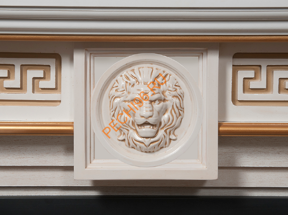 Электрокамин Electrolux EFP/P-3020LS с порталом Firelight Vittoriano 30, беленый дуб с патиной