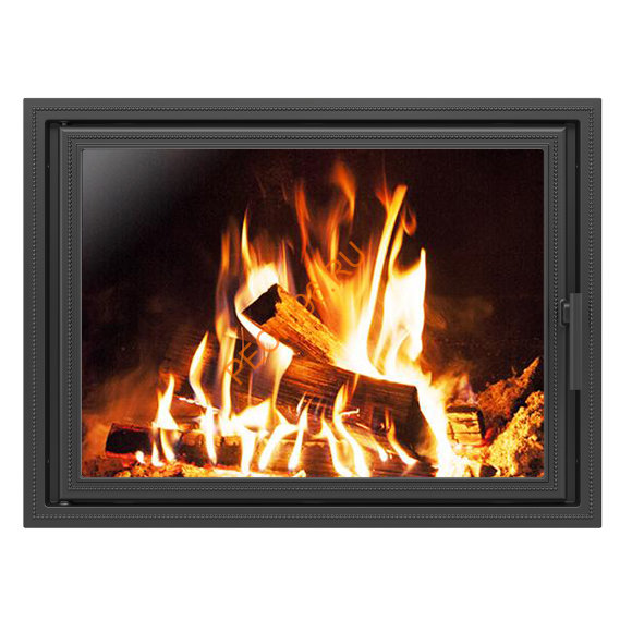 Дверка ВЕЗУВИЙ каминная 820 Антрацит