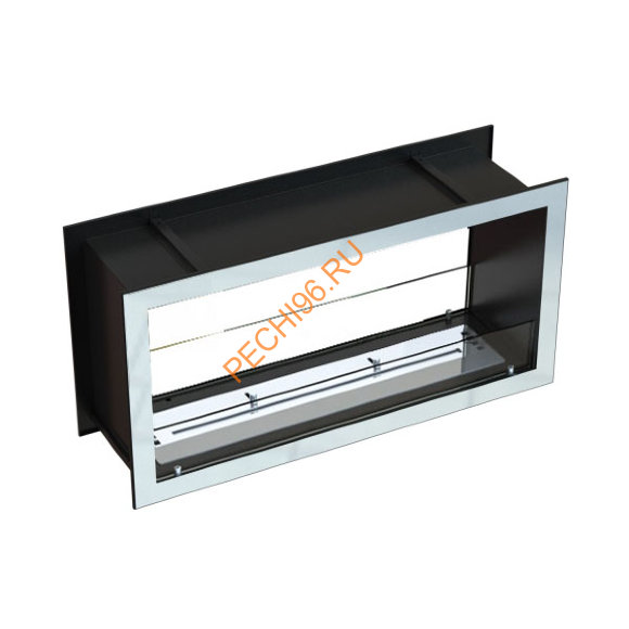 Биокамин сквозной 1000х500х300 мм, стекло, рамки нержавейка Биокамин сквозной 1000х500х300 мм, стекло, рамки нержавейка