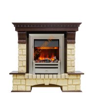 Электрокамин Dimplex Pierre Luxe с очагом Chesford темный дуб/ шампань Электрокамин Dimplex Pierre Luxe с очагом Chesford темный дуб/ шампань