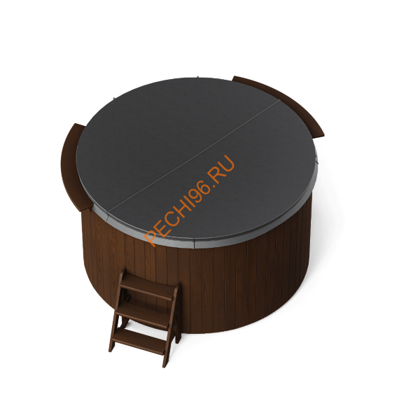 Купель композитная Polarspa COMFORT 195 COLD термососна темная