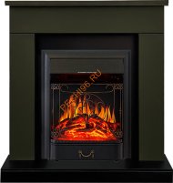 Электрокамин Royal Flame Bergen (Разборный), темная олива, с очагом Majestic FX Электрокамин Royal Flame Bergen (Разборный), темная олива, с очагом Majestic FX