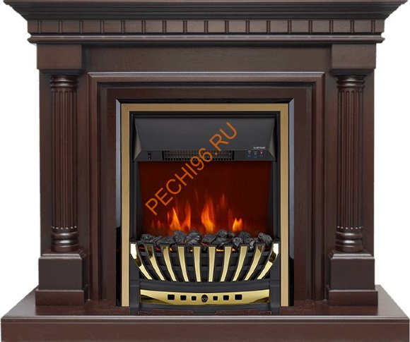 Электрокамин Royal Flame Dallas темный дуб с очагом Aspen