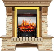 Электрокамин Royal Flame Pierre Luxe дуб/сланец с очагом Fobos FX M Электрокамин Royal Flame Pierre Luxe дуб/сланец с очагом Fobos FX M