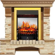 Электрокамин Royal Flame Pierre Luxe дуб/сланец с очагом Fobos FX M