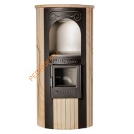 Печь отопительно-варочная Ферингер Лада ПФ Окаменевшее дерево наборный