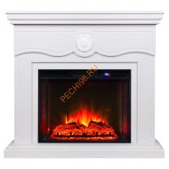 Электрокамин RealFlame Raffaele 25,5 WT с очагом Sparta 25,5 LED Электрокамин RealFlame Raffaele 25,5 WT с очагом Sparta 25,5 LED