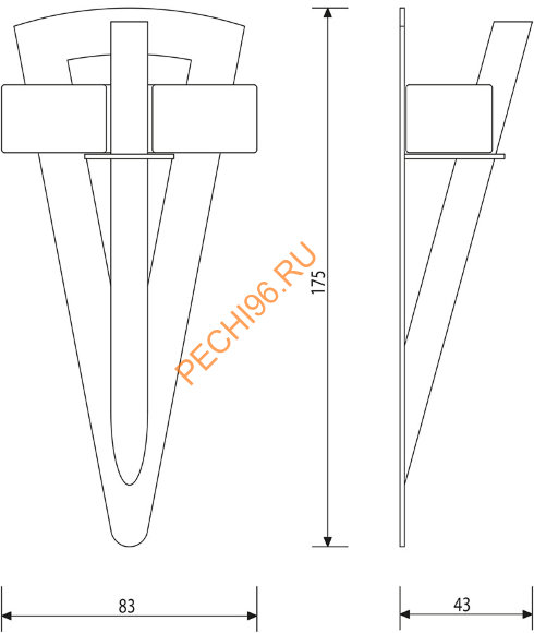 Cветильник Cariitti Факел TL 100