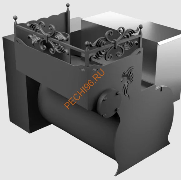 Печь банная Термосфера Горыныч 3, малая дверь со стеклом, система ЕСВО