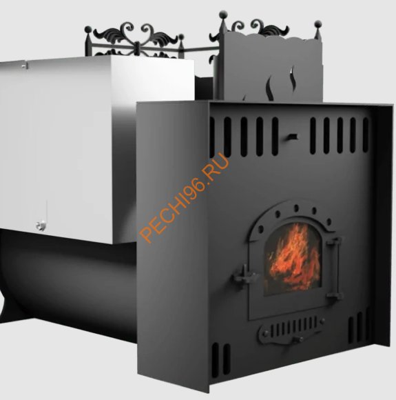 Печь банная Термосфера Горыныч 3, малая дверь со стеклом, система ЕСВО