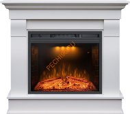 Электрический камин Royal Flame Monaco Бьянко белый с очагом Emerald 23 Электрический камин Royal Flame Monaco Бьянко белый с очагом Emerald 23