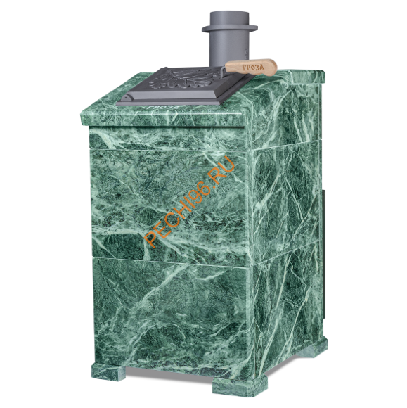 Печь банная Гефест Гроза 24М в облицовке Президент Змеевик