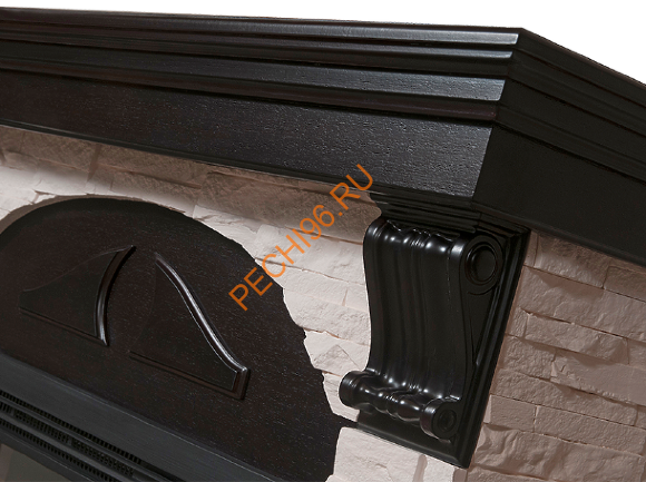 Электрокамин Electrolux EFP/P-3020LS с порталом Firelight Torre 30S, сланец белый, венге