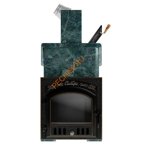 Печь банная Сибирь-премиум 25П ЗК в облицовке Президент змеевик Печь банная Сибирь-премиум 25П ЗК в облицовке Президент змеевик