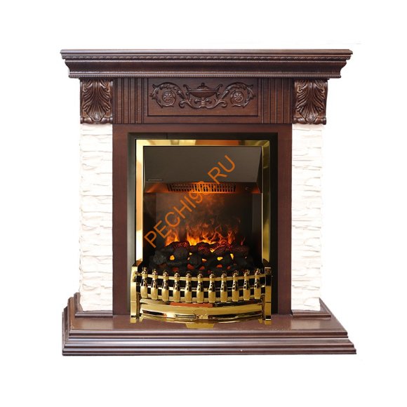 Электрокамин Dimplex Luxemburg с очагом Atherton темный дуб Электрокамин Dimplex Luxemburg с очагом Atherton темный дуб