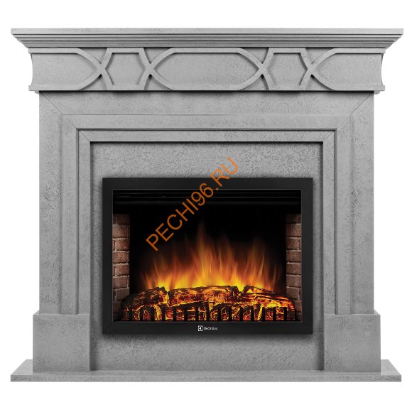 Электрокамин Electrolux EFP/P-2520LS N с порталом Antico 25, серый Электрокамин Electrolux EFP/P-2520LS N с порталом Antico 25, серый