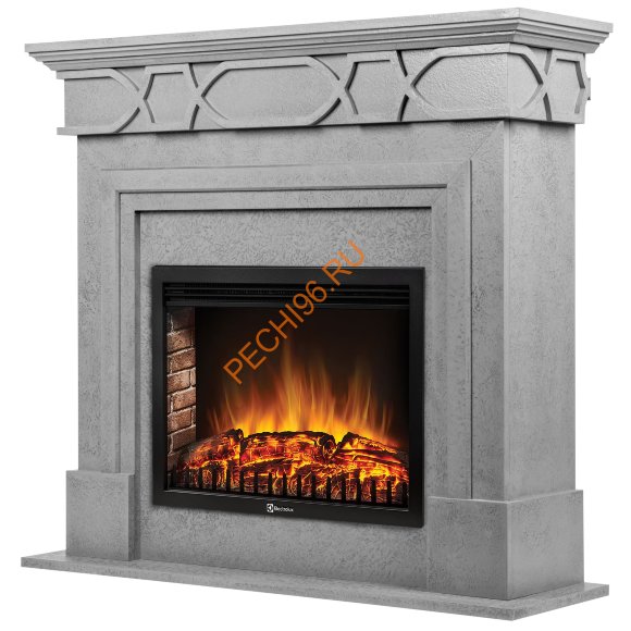 Электрокамин Electrolux EFP/P-2520LS N с порталом Antico 25, серый Электрокамин Electrolux EFP/P-2520LS N с порталом Antico 25, серый