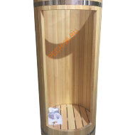 Душевая кабина НКЗ круглая из кедра