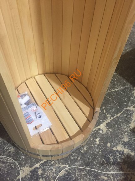 Душевая кабина НКЗ круглая из кедра Душевая кабина НКЗ круглая из кедра