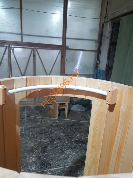 Душевая кабина НКЗ круглая из кедра Душевая кабина НКЗ круглая из кедра