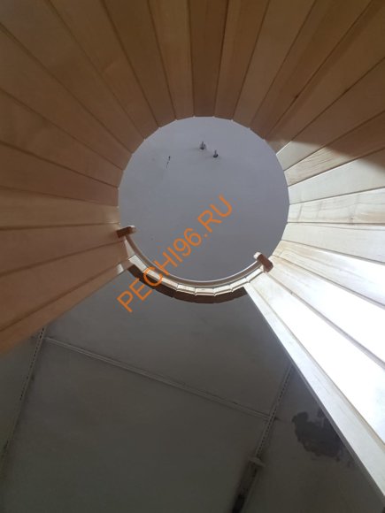 Душевая кабина НКЗ круглая из кедра Душевая кабина НКЗ круглая из кедра