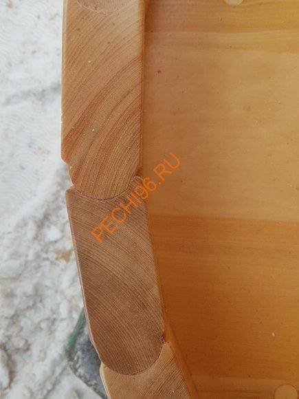 Душевая кабина НКЗ круглая из кедра Душевая кабина НКЗ круглая из кедра