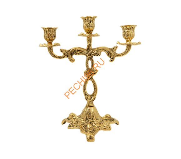 Канделябр на 3 свечи Virtus 4204В, пара