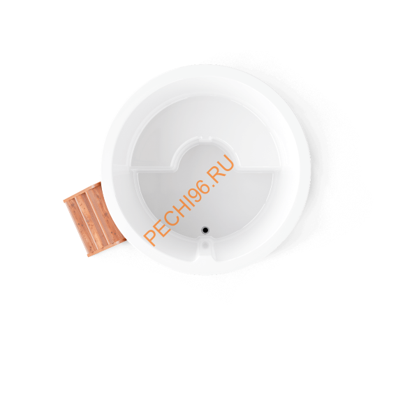 Купель композитная Polarspa COMFORT 160 COLD термобереза светлая