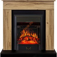 Электрокамин Royal Flame Bergen (Разборный), дуб галифакс, с очагом Majestic FX