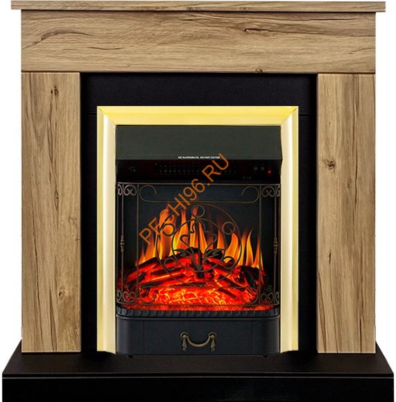 Электрокамин Royal Flame Bergen (Разборный), дуб галифакс, с очагом Majestic FX