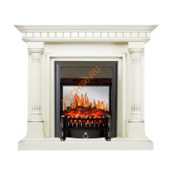Электрокамин Royal Flame Dallas слоновая кость с патиной с очагом Fobos FX M Электрокамин Royal Flame Dallas слоновая кость с патиной с очагом Fobos FX M