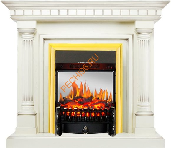 Электрокамин Royal Flame Dallas слоновая кость с патиной с очагом Fobos FX M Электрокамин Royal Flame Dallas слоновая кость с патиной с очагом Fobos FX M