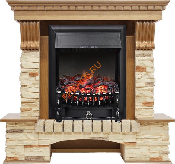 Электрокамин Royal Flame Pierre Luxe дуб/сланец с очагом Fobos FX Электрокамин Royal Flame Pierre Luxe дуб/сланец с очагом Fobos FX