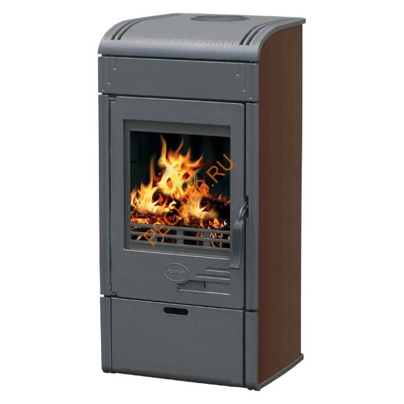 Чугунная печь-камин PLAMEN VESTA коричневая Чугунная печь-камин PLAMEN VESTA коричневая