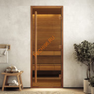Дверь стеклянная DoorWood Хамам АРТ Wood 26 бронза Дверь стеклянная DoorWood Хамам АРТ Wood 26 бронза