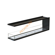 Торцевой биокамин 1800х500х300 мм, стекло Торцевой биокамин 1800х500х300 мм, стекло