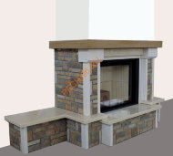 Дровяной камин EdilKamin GIADA LX с топкой CRISTAL 76 N Дровяной камин EdilKamin GIADA LX с топкой CRISTAL 76 N